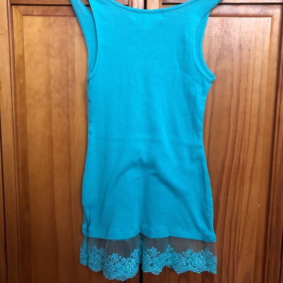 Blue lace tank top from I’m in love with Derek - Picture 3 of 4